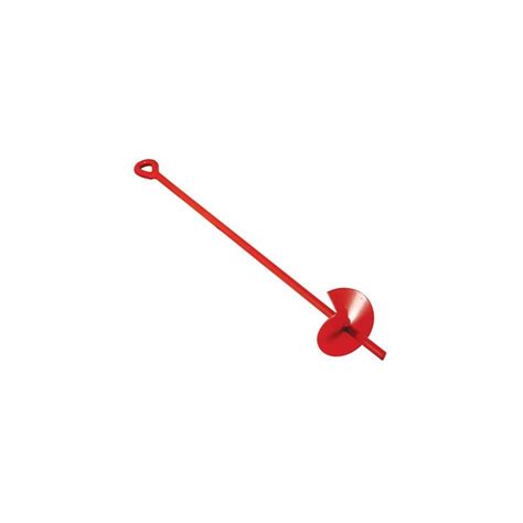 HELIX30-4 - 30 inch Auger Earth Anchor w / 4 inch Helix, Painted, 1/2 ...