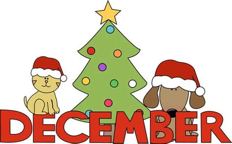 Month of December Christmas Pets | Month Clip Art | Pinterest | Pets ...