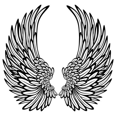 Eagle Wings Drawing | Free download on ClipArtMag