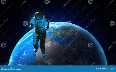 An astronaut spacewalk stock photo. Image of exploration - 39475680