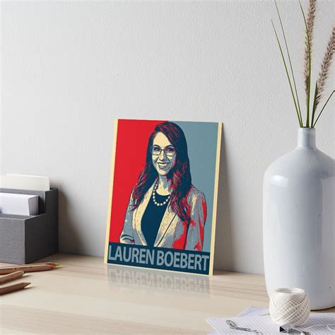 "Lauren Boebert design" Art Board Print by Wuando | Redbubble