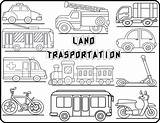Kids Coloring Pages Transportation sketch template