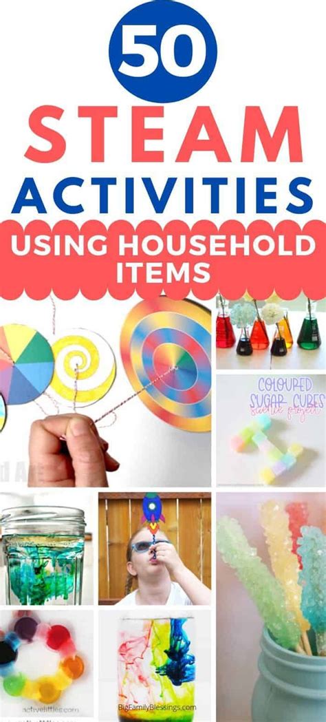 50+ STEM Activities for Kids using Household Items | Stem activities, Activities for kids ...