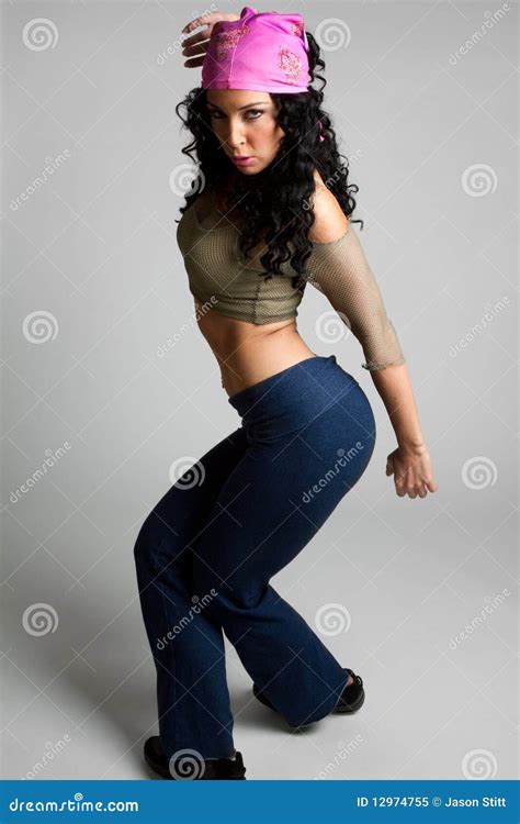 Dancing Hip Hop Girl Royalty Free Stock Photo - Image: 12974755