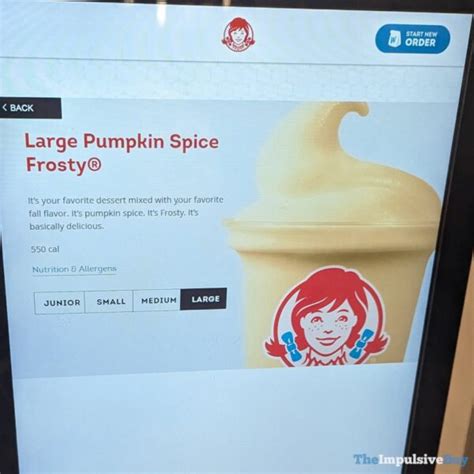 REVIEW: Wendy's Pumpkin Spice Frosty - comidasrusticas.com