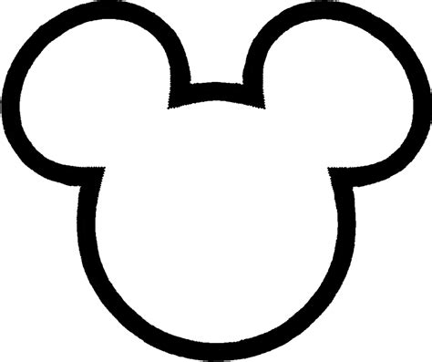 Mickey Outline Png | Free PNG Image