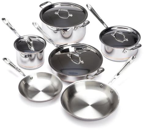 All Clad Copper Core 10 Piece Cookware | cookwareset