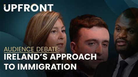 Audience debate: Ireland's approach to immigration | Upfront with Katie ...