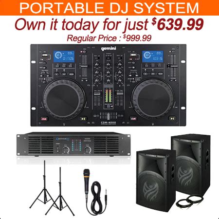 DJ Equipment Packages | DJ Specials | Chicago DJ Equipment | 123DJ