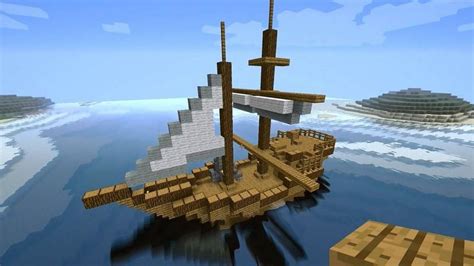 How to build a pirate ship easily in Minecraft