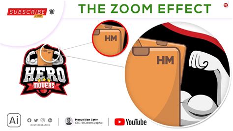 THE ZOOM EFFECT (Graphic Design tutorial) - By CaterGraphix - YouTube