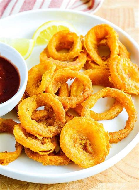 Baked Onion Rings | Healthier Steps