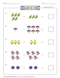 Math Worksheets For Grade 1 Addition And Subtraction