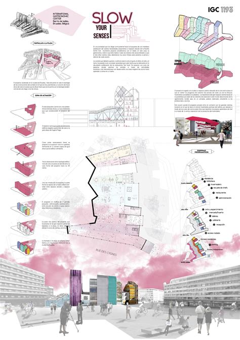 Impaginazione tavole di architettura: guida al layout perfetto. | Diseño de tablero de ...