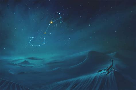 Scorpius Constellation Painting (Zodiac Set) by ShootingStarLogBook on ...