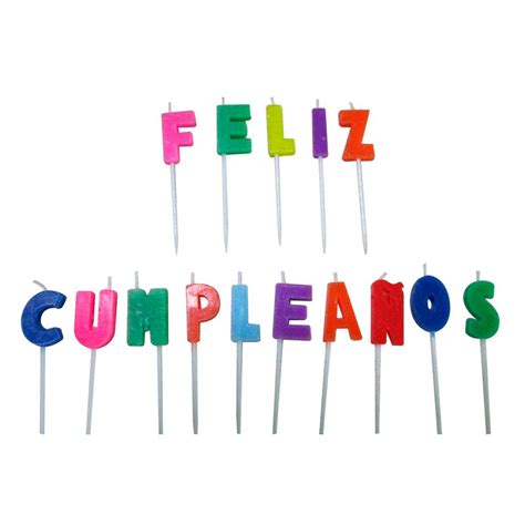 Velas Feliz Cumpleaños Multicolor | Envío 24 h