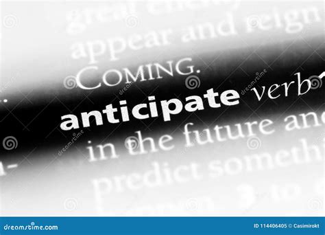 Anticipate stock image. Image of word, paper, writing - 114406405