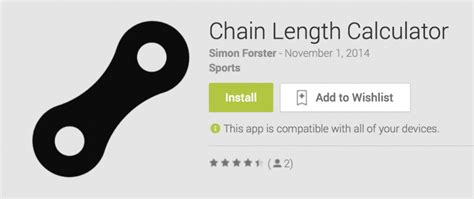 CHAIN LENGTH CALCULATOR - BRADERIAN