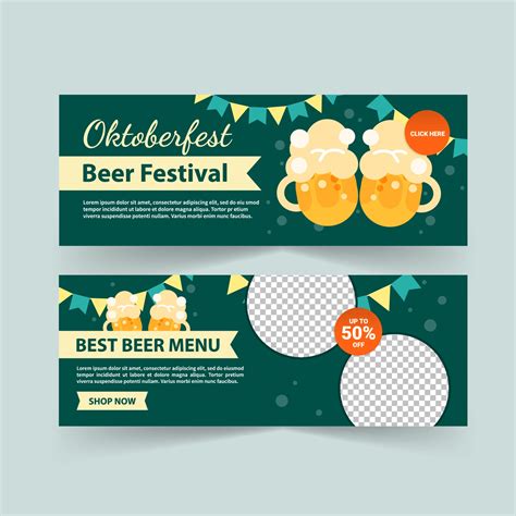 Banner template for oktoberfest. 3449553 Vector Art at Vecteezy