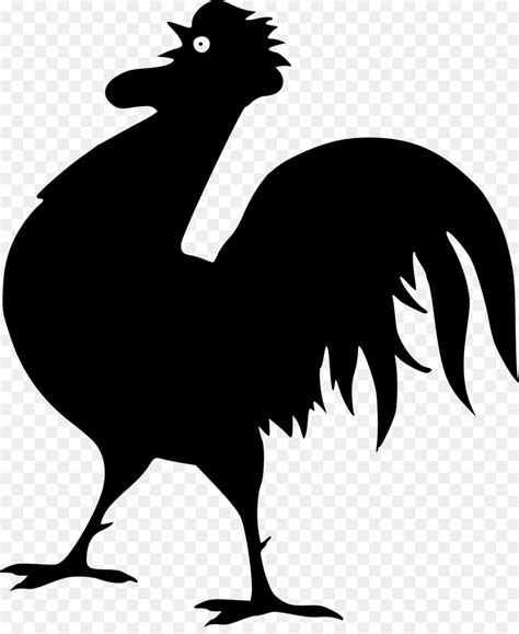 Chicken Rooster Sunrise - Rooster silhouette vector illustration png download - 2917*1105 - Free ...