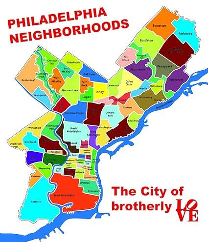 Neighborhoods Of Philadelphia Map - Draw A Topographic Map