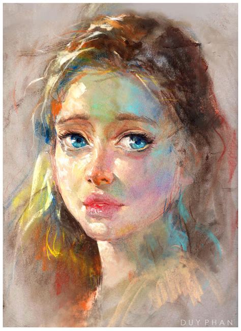 Pastel portrait 2 by bloodyman88 on DeviantArt