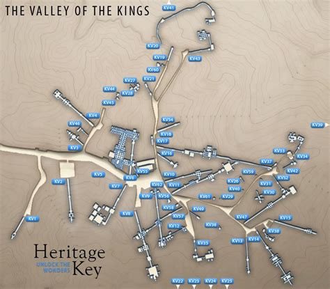 Valley of the Kings Map http://heritage-key.com/site/valley-kings | Ancient egypt history, Egypt ...