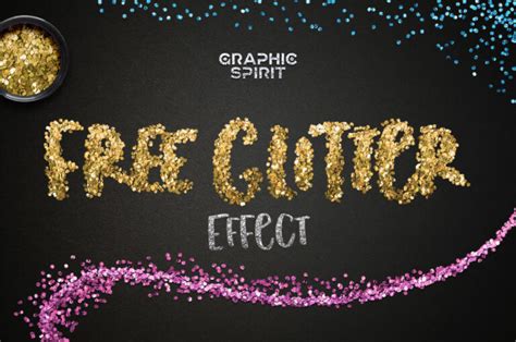 Free Glitter Photoshop Styles | Hey Fonts