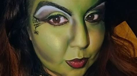 Wicked Witch Halloween Makeup Tutorial