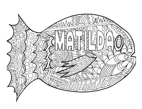 MATILDA! 3 Free Printable Coloring Pages — Stevie Doodles