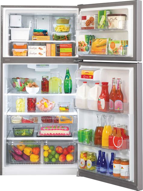 LG LTCS24223S 33 Inch Top Freezer Refrigerator with 23.8 Cu. Ft. Total ...