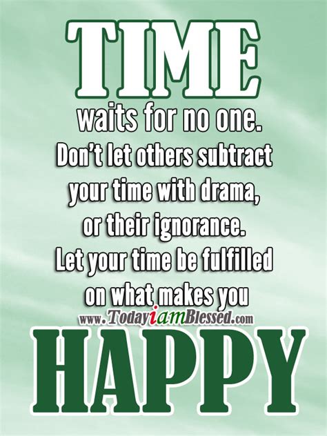 Time Waits For No One Quotes. QuotesGram