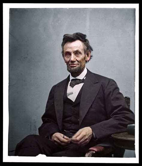 Abraham Lincoln's last portrait sitting on Feb 5th before his assassination in April that same ...