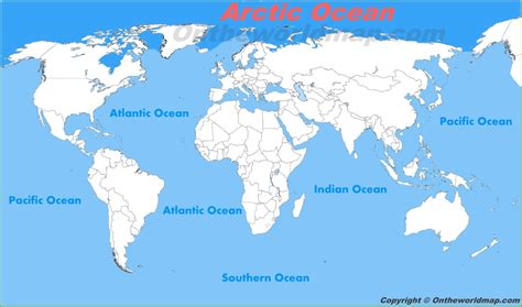 Arctic Ocean Europe Map – Map Vector