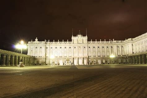 Royal Palace Of Madrid, Spain At Night Stock Image - Image of palacio, architecture: 63772765