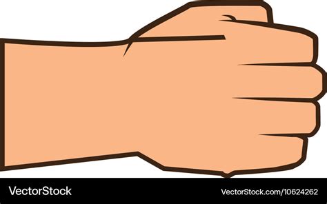 Closed Hand Vector