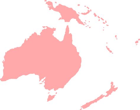 Clipart - Oceanian continent