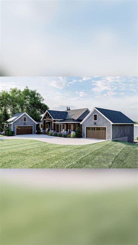 CRAFTSMAN PLAN 963-00465 ⭐️🏡 in 2023 | Craftsman house plan, House designs exterior, Exterior ...