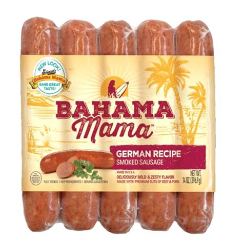 Schmidt's Bahama Mama German Brand Smoked Sausage (16 oz) - Instacart