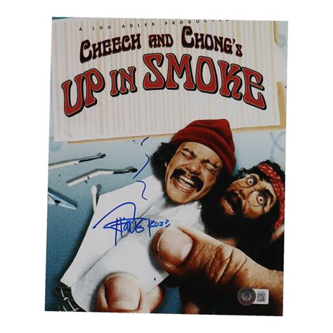 Tommy Chong Signed "Cheech & Chong: Up in Smoke" 8x10 Photo Inscribed ...