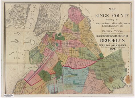 Map of Kings County - NYPL Digital Collections