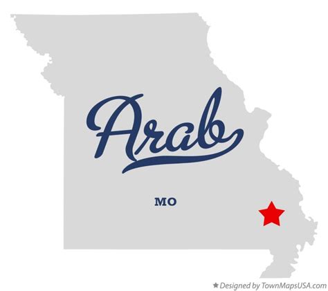 Map of Arab, MO, Missouri