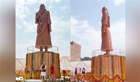 PM Modi unveils Sant Ravidas statue, affirms government’s ideological ...