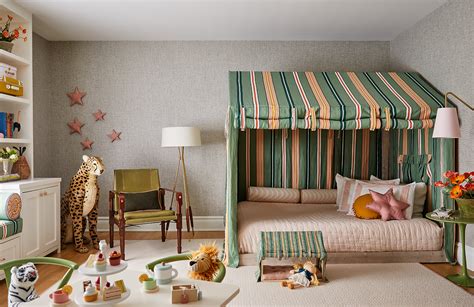 A Safari-Themed Kids Room Inspired by a Vintage Madeline Print