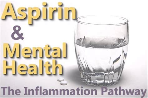 Aspirin and Mental Health and inflammation pathways