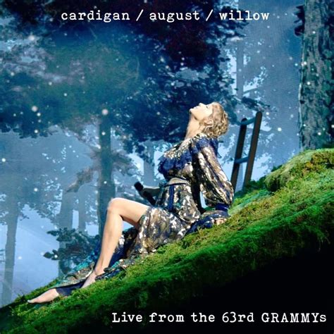 Taylor Swift – cardigan / august / willow (Grammys 2021) Lyrics ...