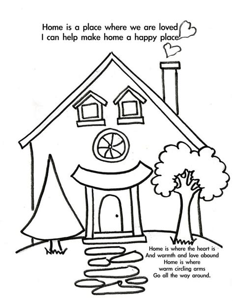 Welcome Home 6 Coloring Page - Free Printable Coloring Pages for Kids