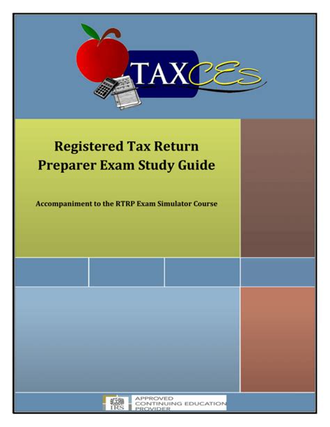 Registered Tax Return Preparer Exam Study Guide