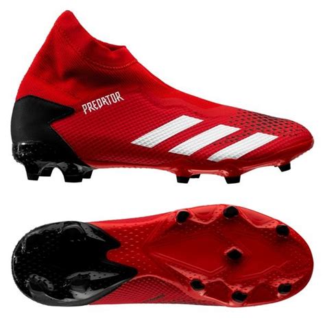 adidas Predator 20.3 Laceless FG/AG Mutator - Action Red/Footwear White/Core Black | www ...