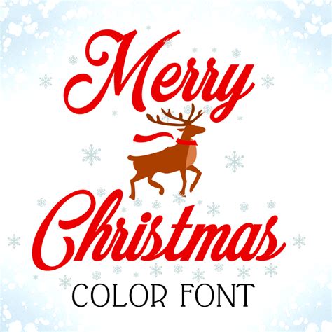 Merry Christmas Color Font - FontSpace